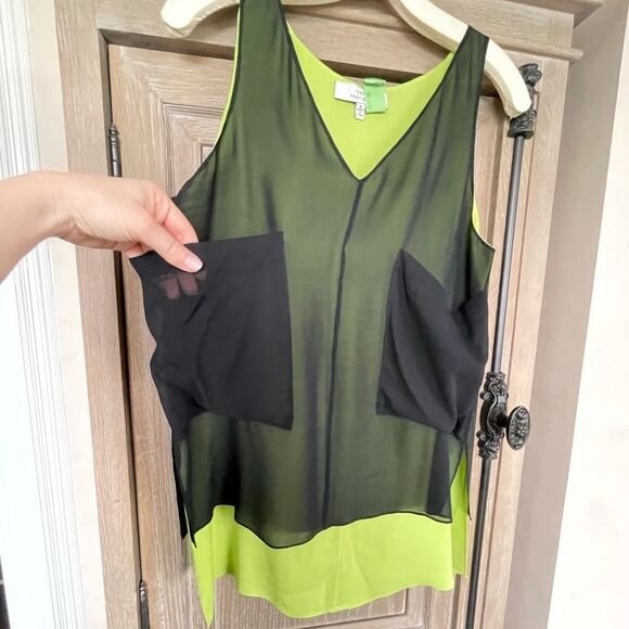 Robert Rodriguez Silk V-Neck Blouse size 4 - Picture 7 of 13